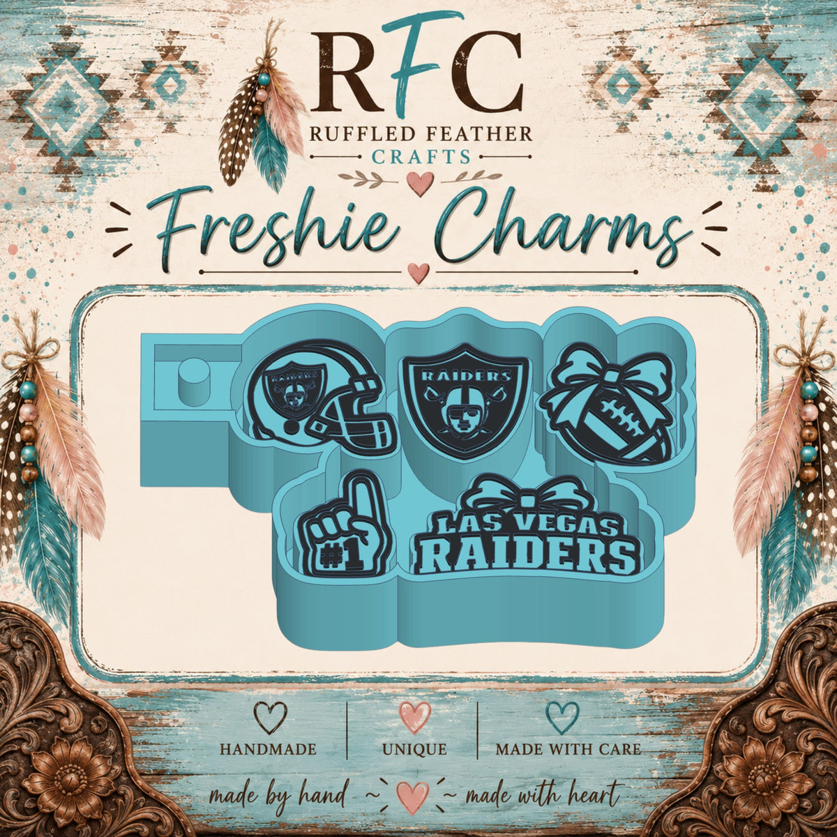 Las Vegas Raiders | Silicone Freshie Charm Mold