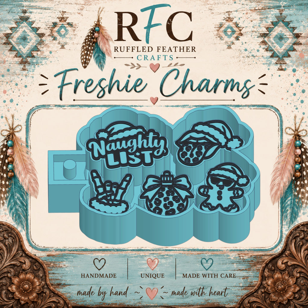 Naughty List | Silicone Freshie Charm Mold