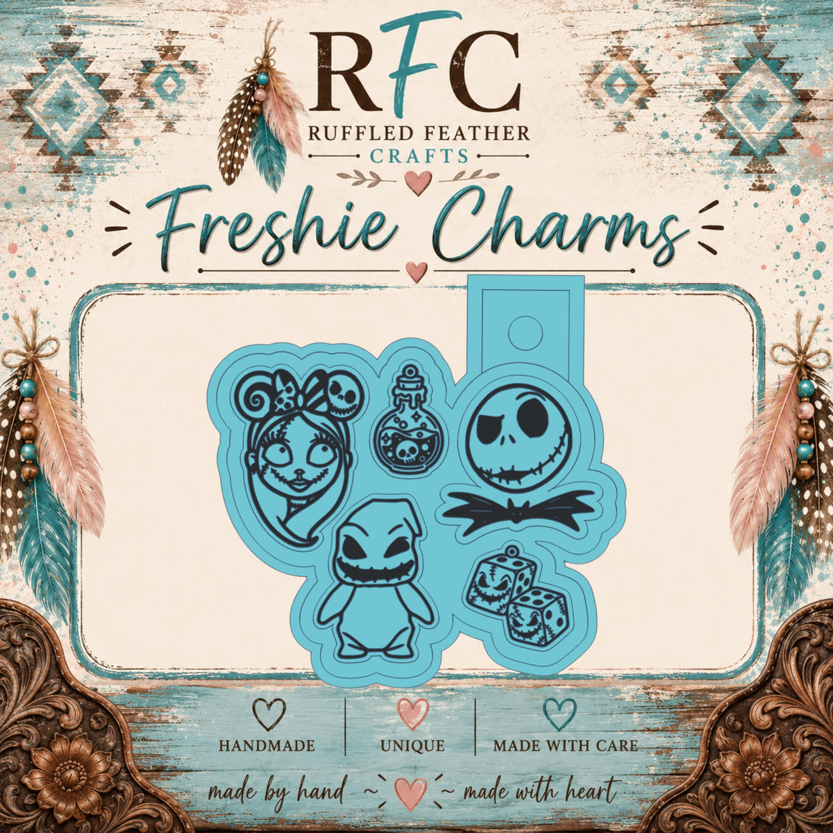 Nightmare Before Christmas | Silicone Freshie Charm Mold