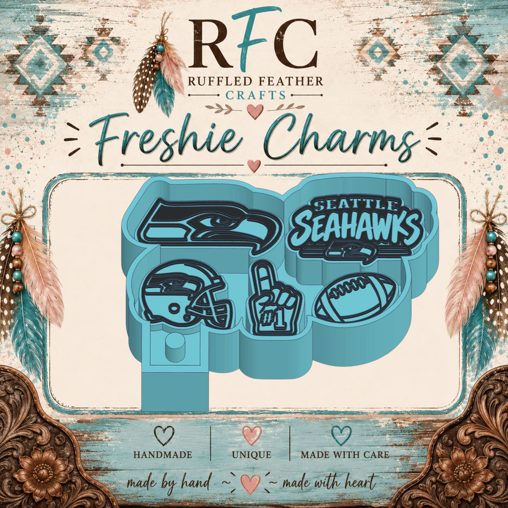 Seattle Seahawks | Silicone Freshie Charm Mold