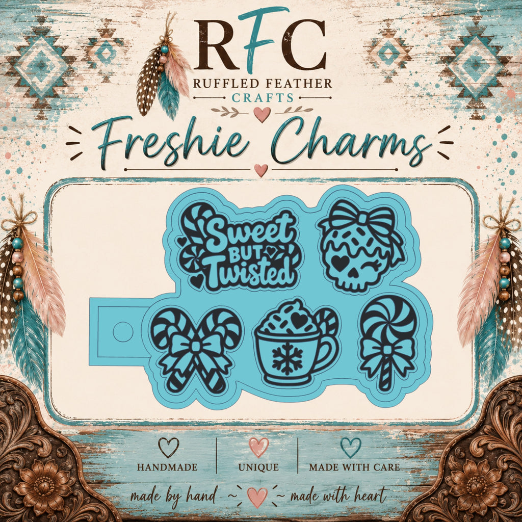 Sweet But Twisted | Finished & Scented Freshie Charm Set