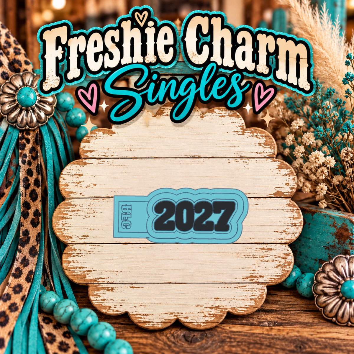 2027 Graduation Year | Silicone Freshie Charm Single Mold