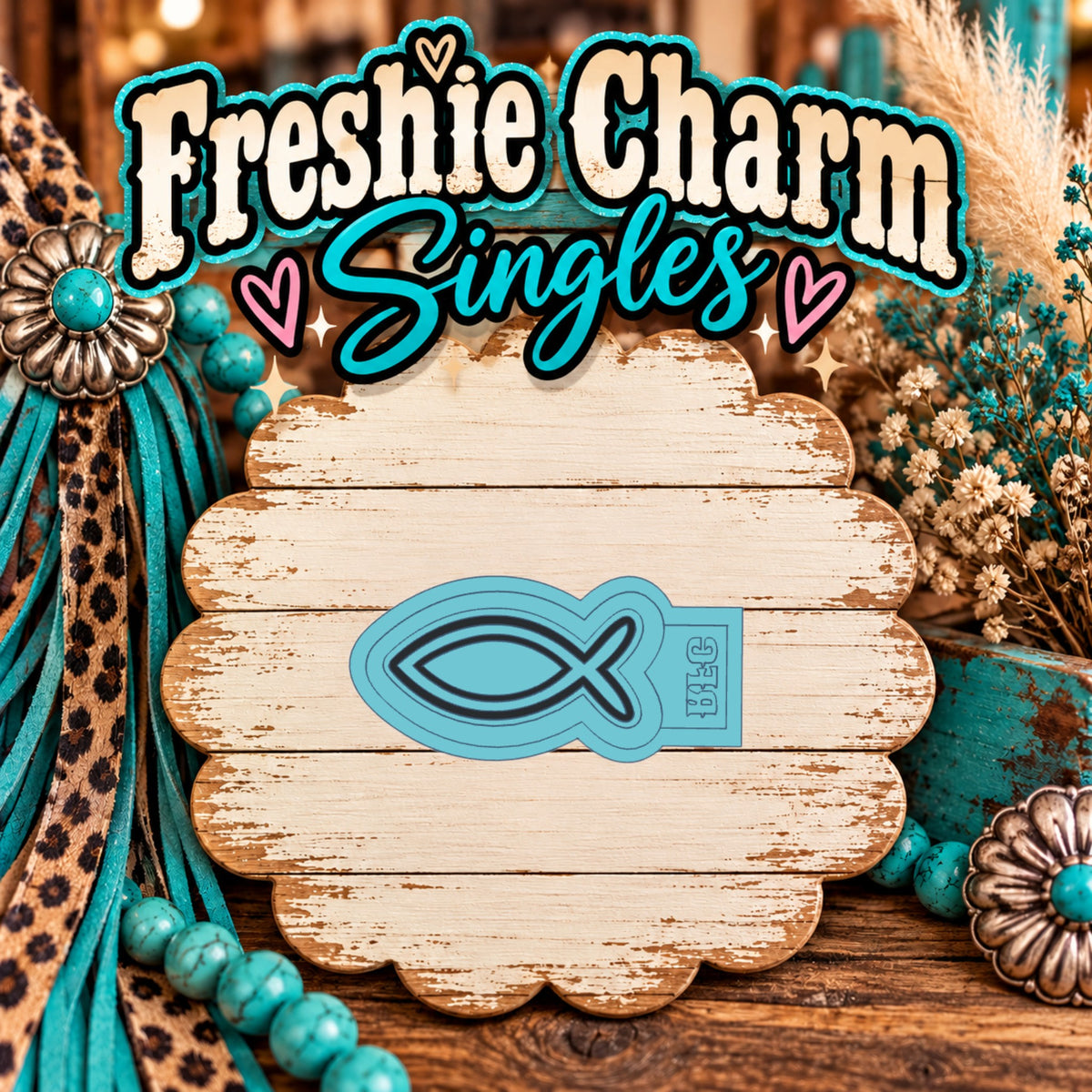 Christian Fish | Silicone Freshie Charm Single Mold
