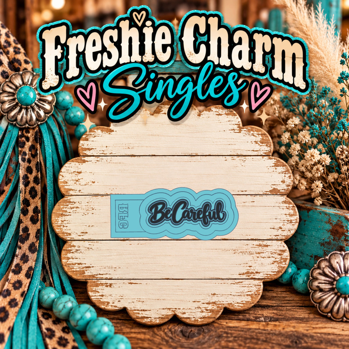 Be Careful | Silicone Freshie Charm Single Mold