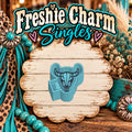 Longhorn Skull | Silicone Freshie Charm Single Mold