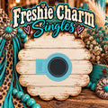 Round Cardstock Photo Frame | Silicone Freshie Charm Single Mold