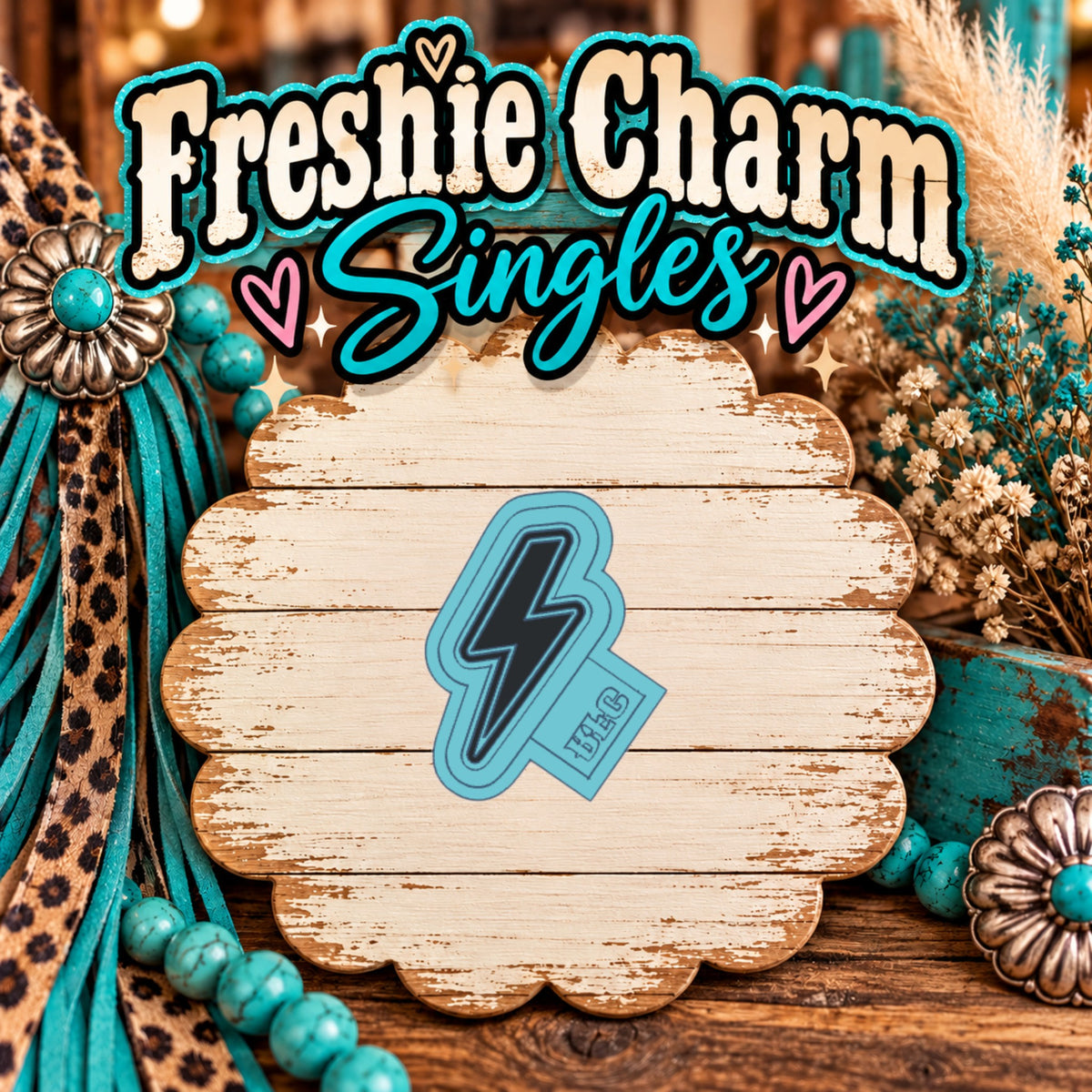 Lightning Bolt | Silicone Freshie Charm Single Mold