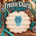 Softball with Bow | Silicone Freshie Charm Single Mold