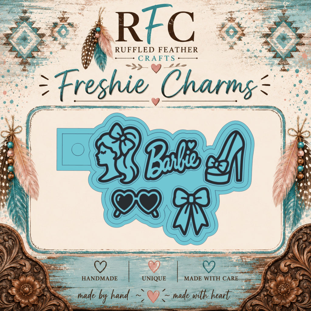Barbie | Silicone Freshie Charm Mold Set