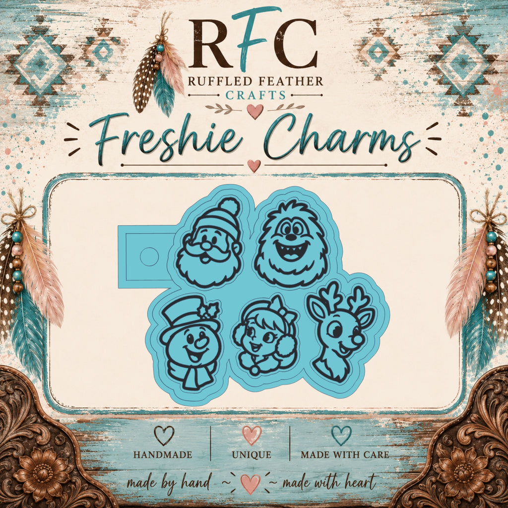 Christmas Characters | Silicone Freshie Charm Mold Set