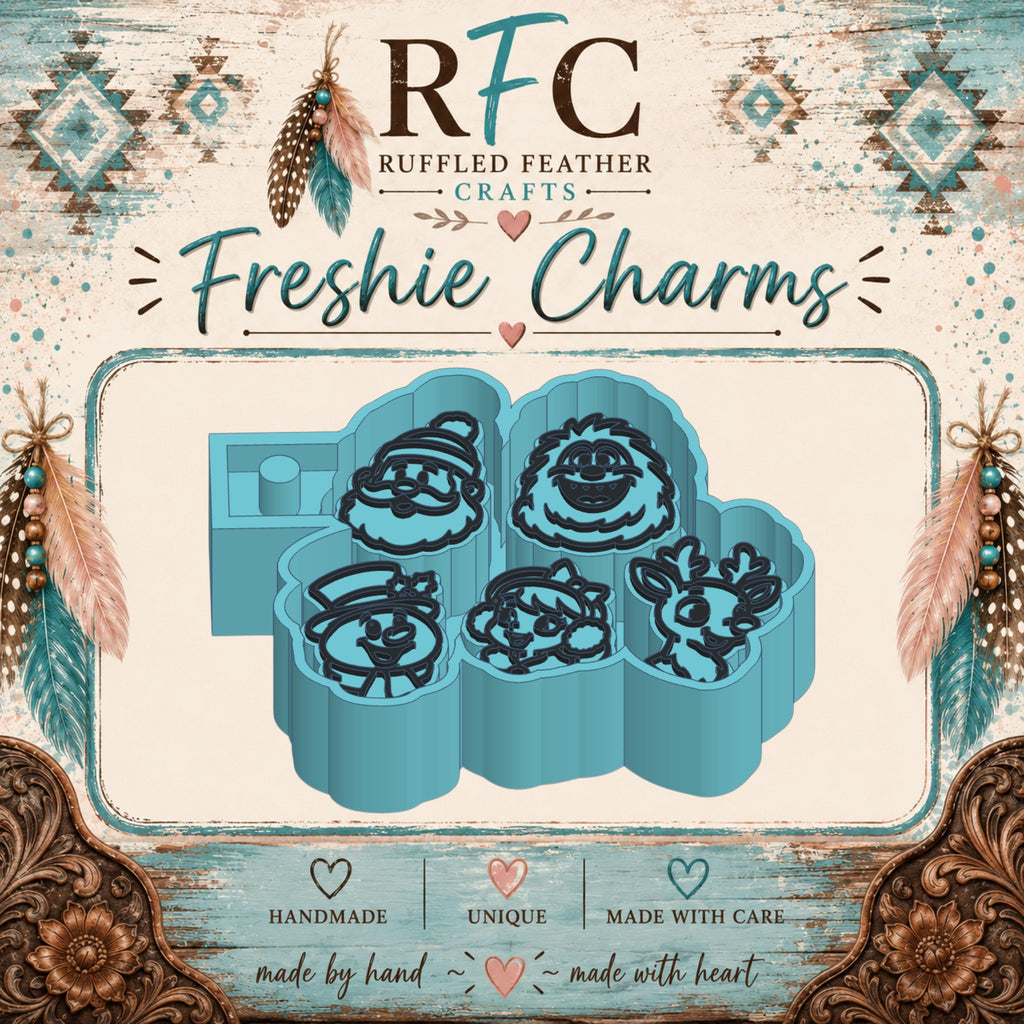 Christmas Characters | Silicone Freshie Charm Mold Set