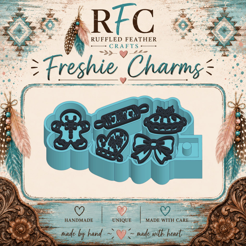 Christmas Baking | Silicone Freshie Charm Mold Set