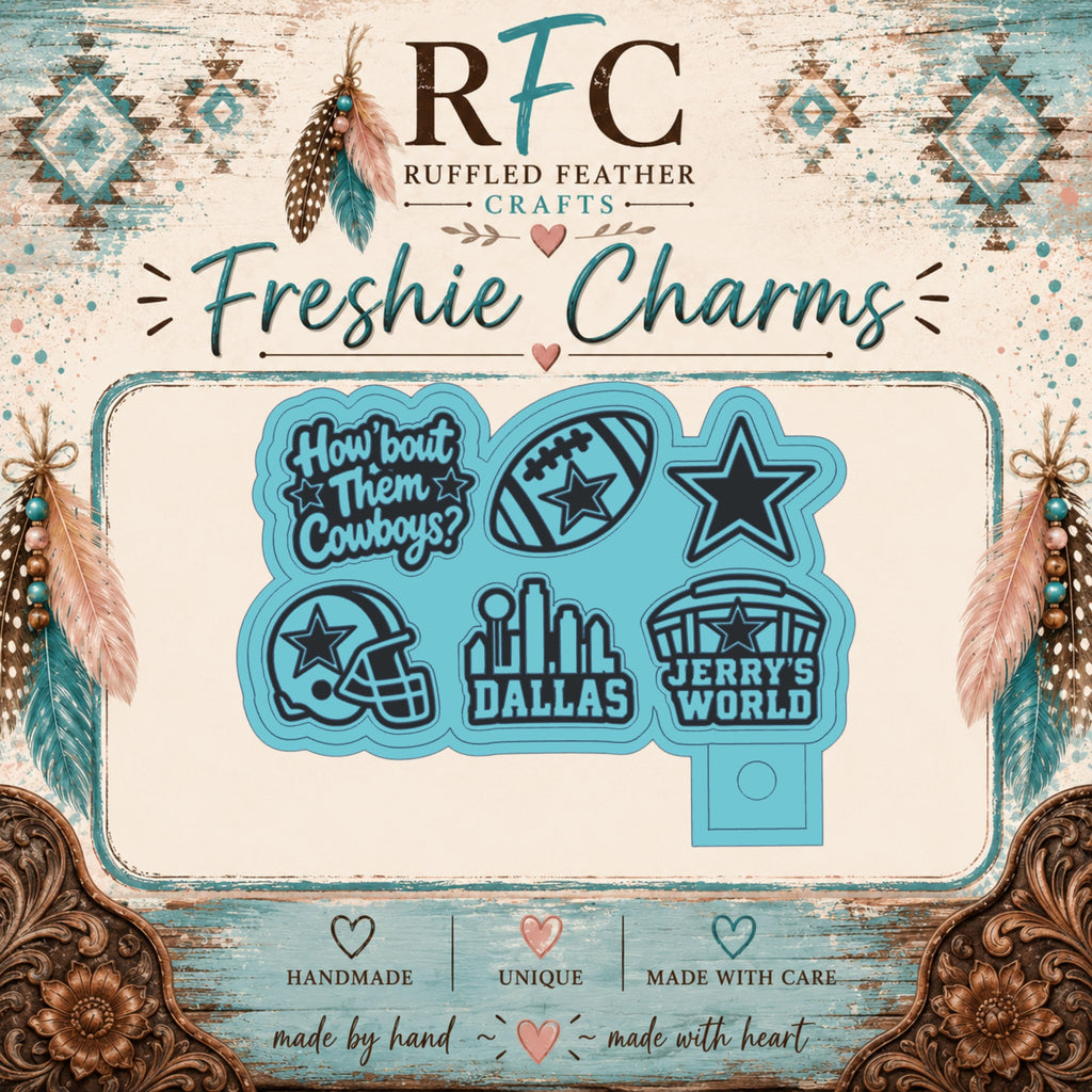Dallas Cowboys | Silicone Freshie Charm Mold Set