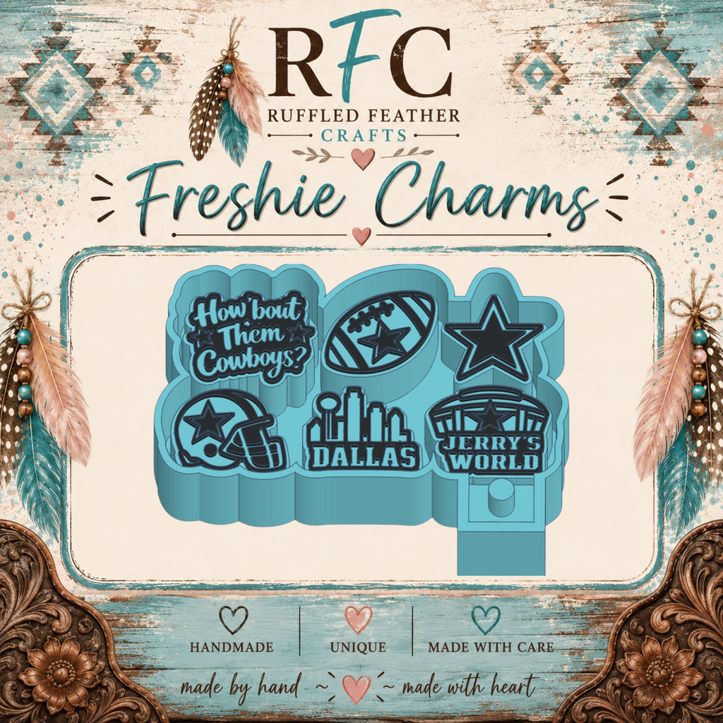 Dallas Cowboys | Silicone Freshie Charm Mold Set