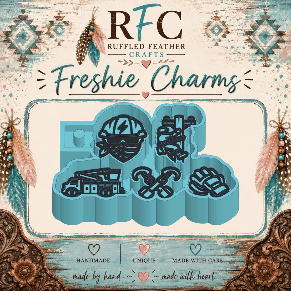 Lineman Life | Silicone Freshie Charm Mold Set