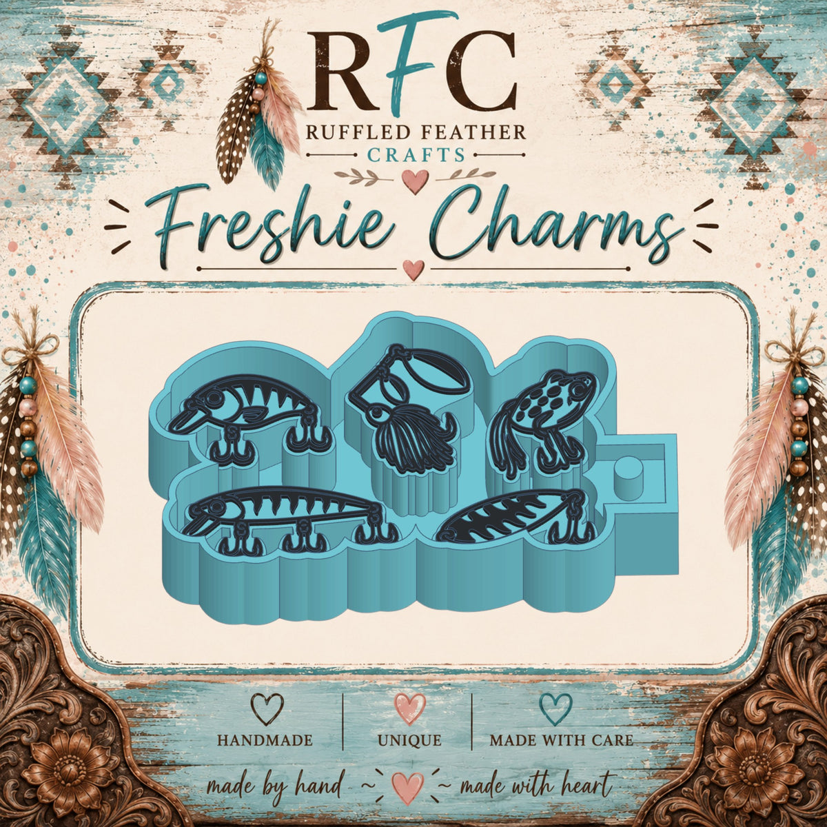 Fishing Lures | Silicone Freshie Charm Mold Set