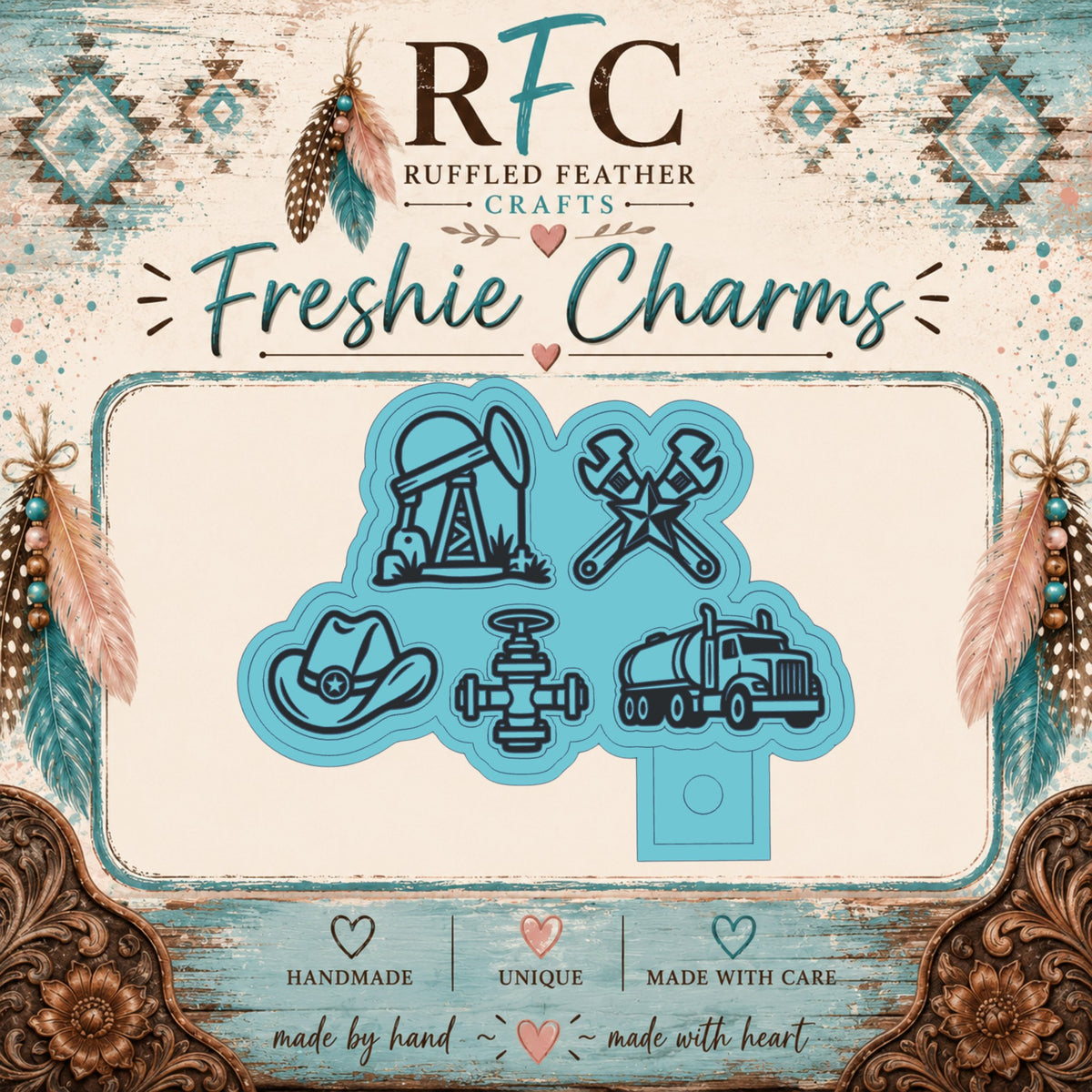 Oilfield Life | Silicone Freshie Charm Mold Set