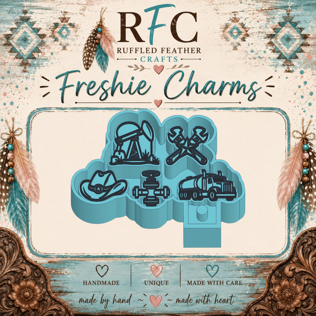 Oilfield Life | Silicone Freshie Charm Mold Set
