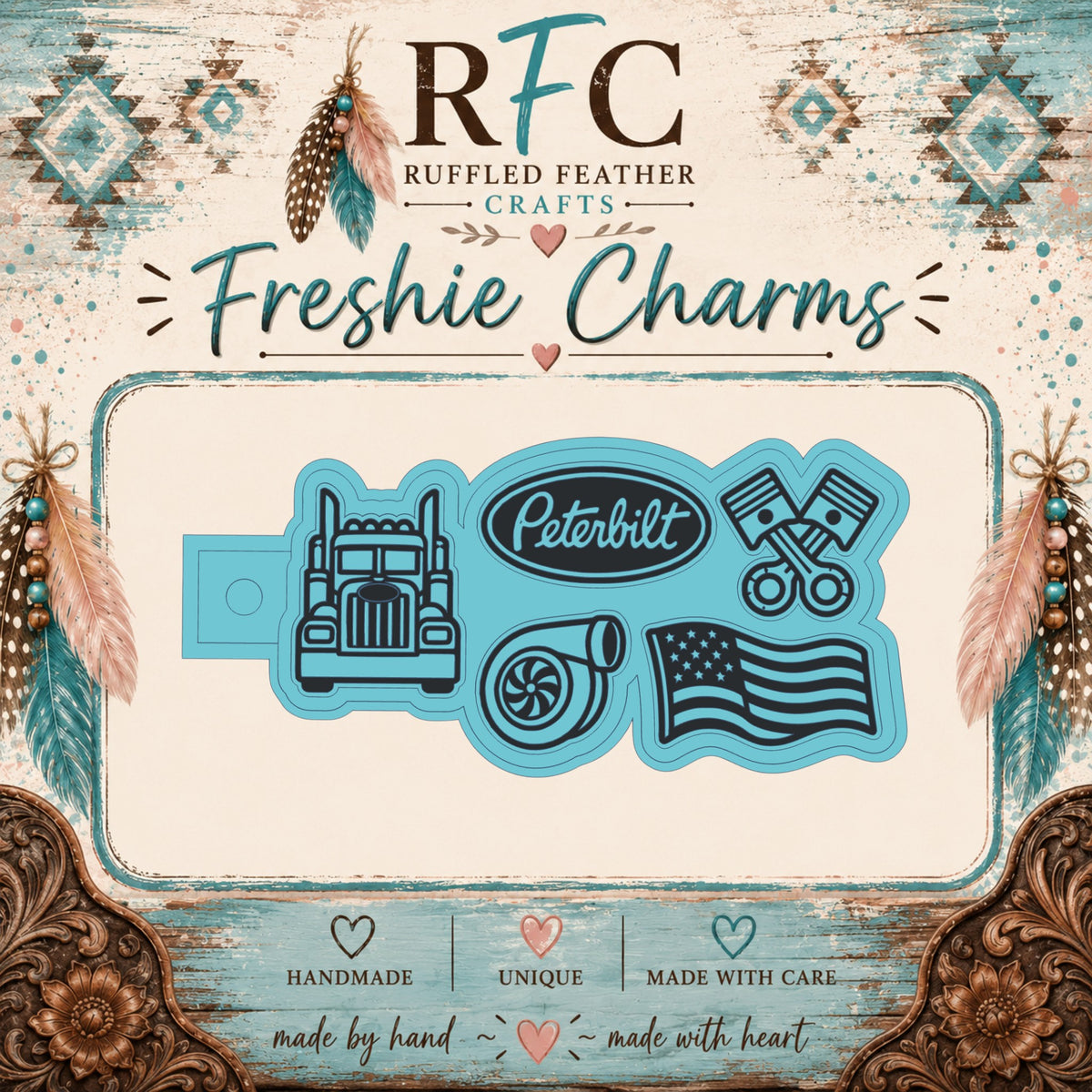 PB Trucking | Silicone Freshie Charm Mold Set