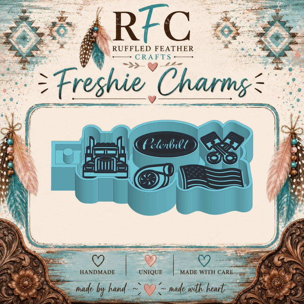 PB Trucking | Silicone Freshie Charm Mold Set