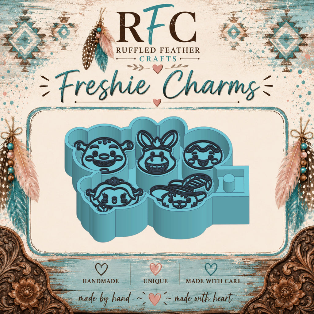 Ogre & Friends | Silicone Freshie Charm Mold Set