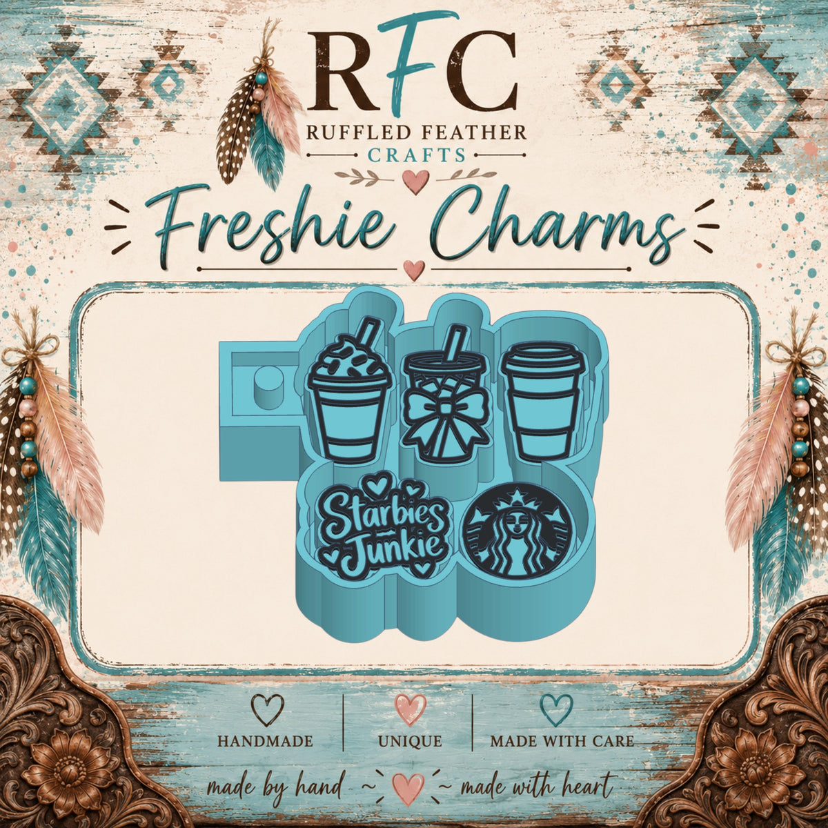 Starbies Junkie | Silicone Freshie Charm Mold Set