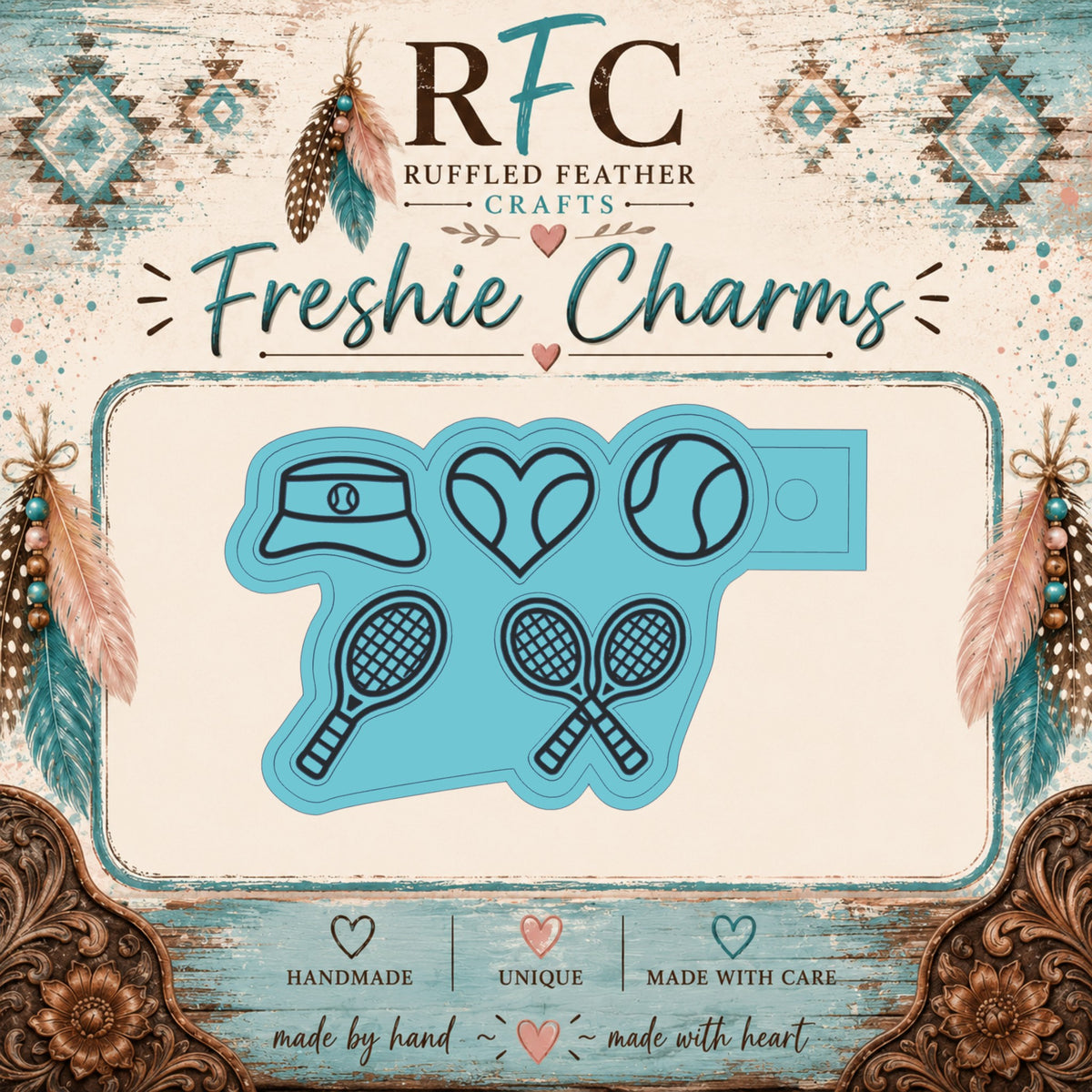 Tennis | Silicone Freshie Charm Mold Set
