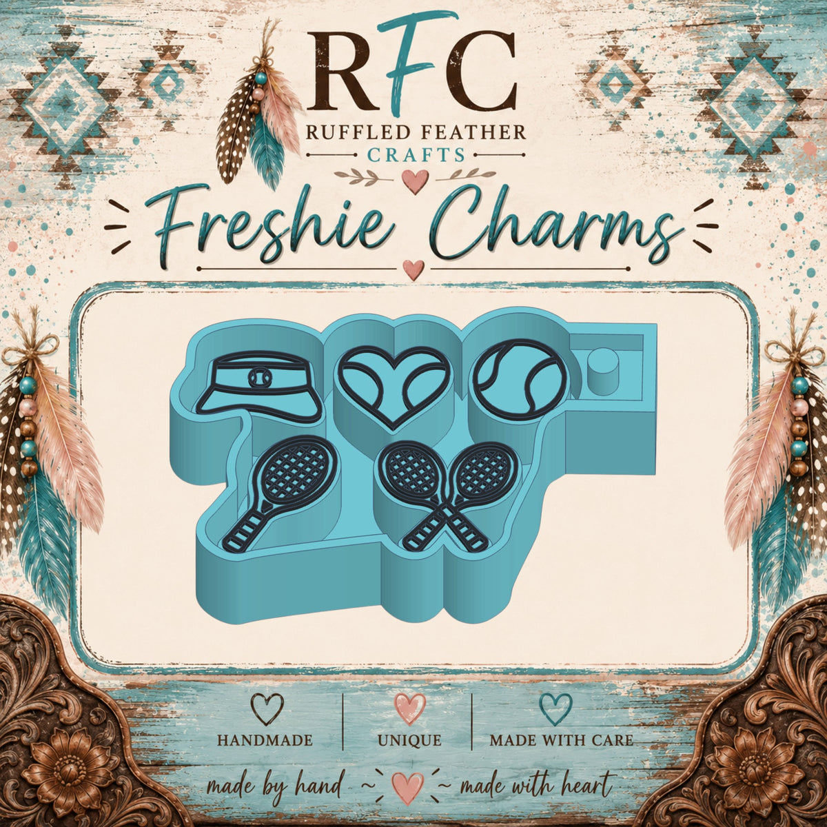 Tennis | Silicone Freshie Charm Mold Set