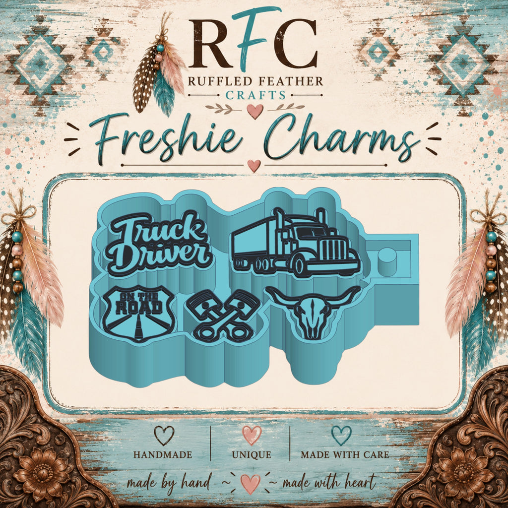 Truck Driver | Silicone Freshie Charm Mold Set