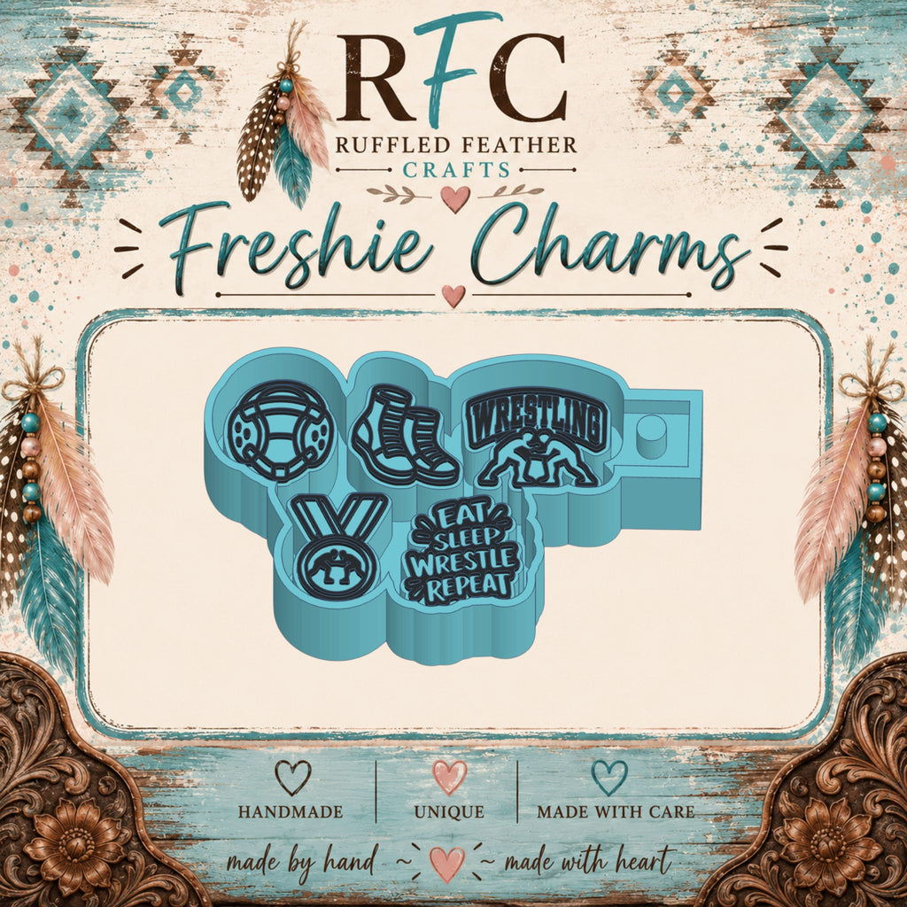 Wrestling | Silicone Freshie Charm Mold Set
