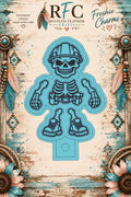 Construction Skeleton | Articulated Silicone Freshie Charm Mold