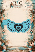 Angel Wings with Layered Hearts | Articulated Silicone Freshie Charm Mold