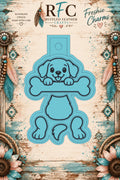 Dog Hanging from Bone | Articulated Silicone Freshie Charm Mold