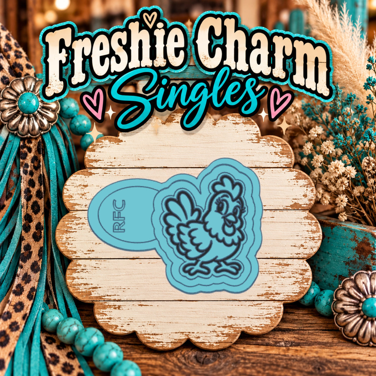 Chicken | Silicone Freshie Charm Single Mold