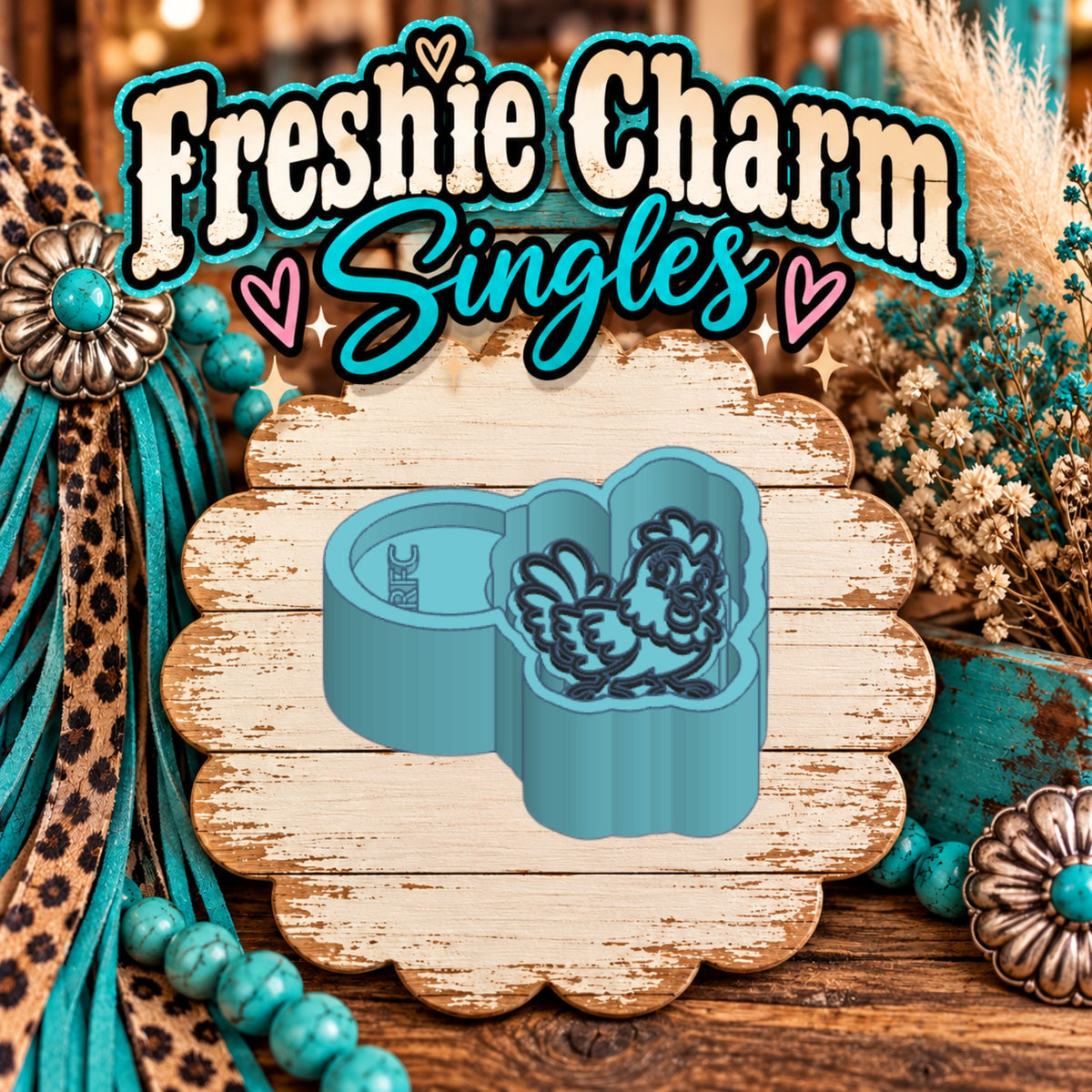 Chicken | Silicone Freshie Charm Single Mold