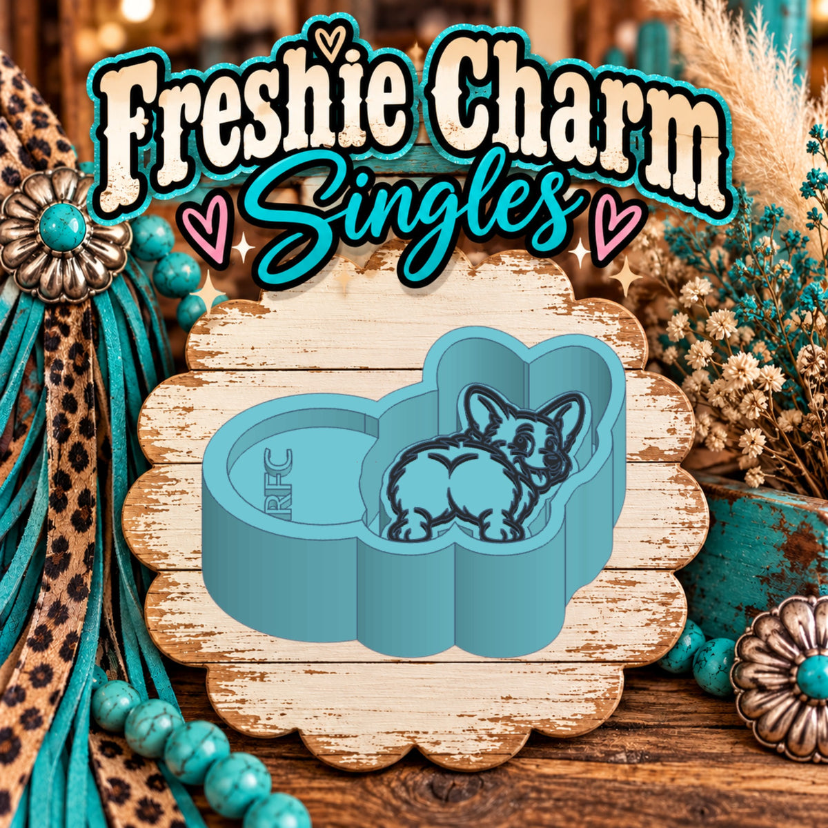 Corgi | Silicone Freshie Charm Single Mold