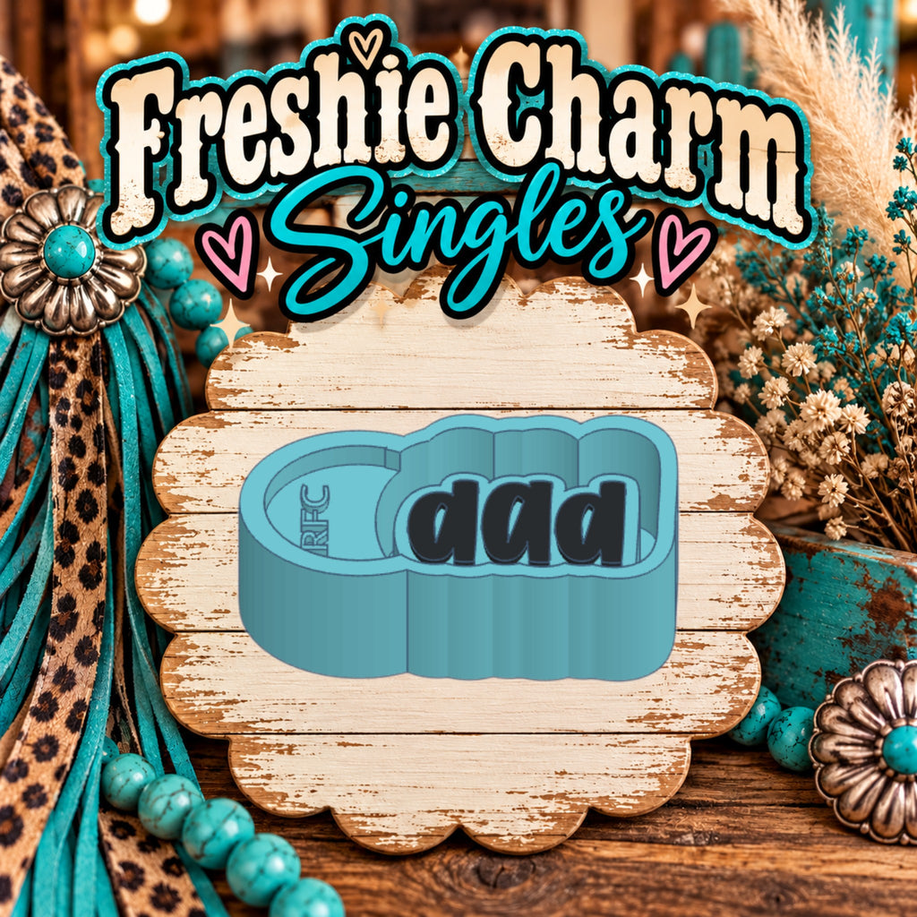 Dad | Silicone Freshie Charm Single Mold