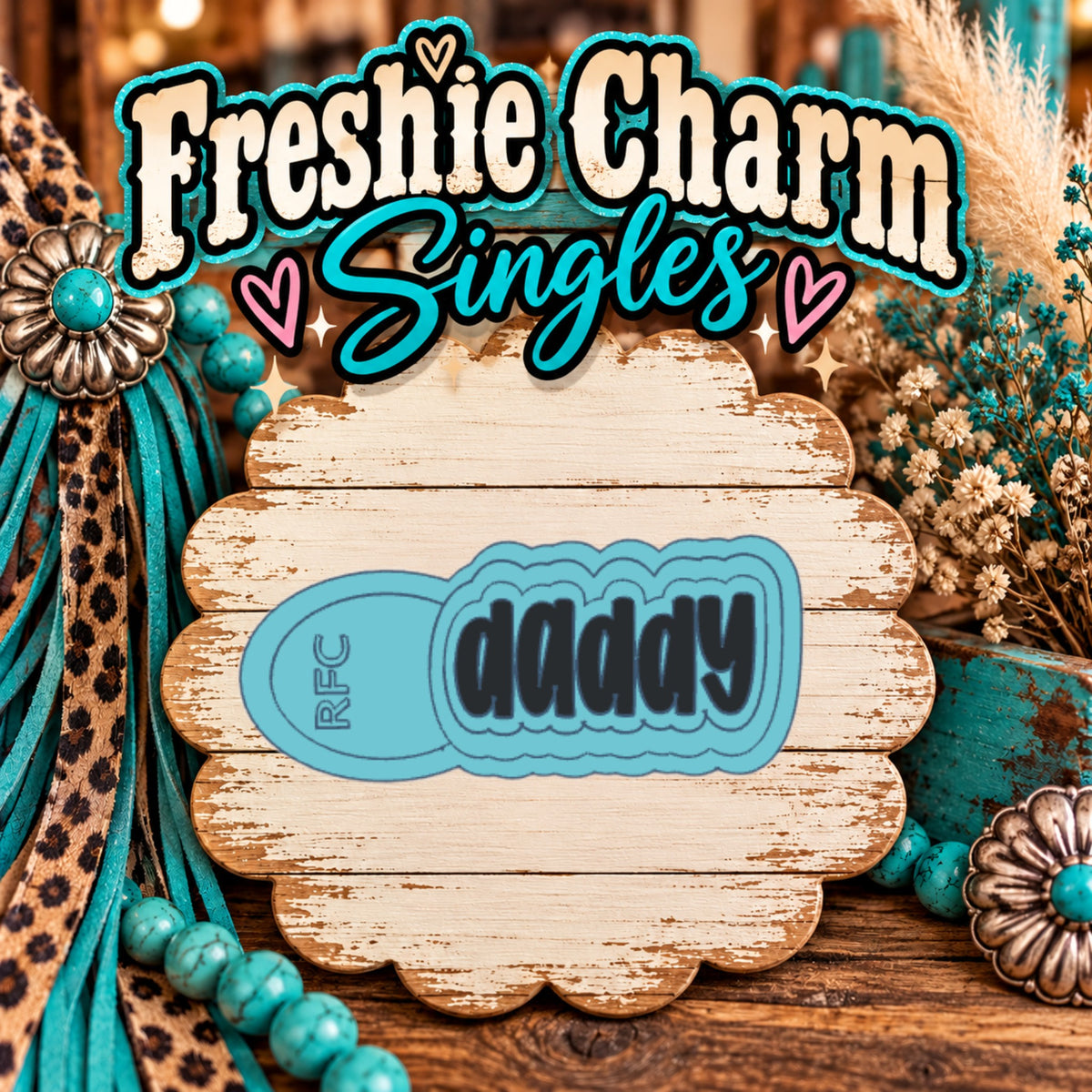 Daddy | Silicone Freshie Charm Single Mold