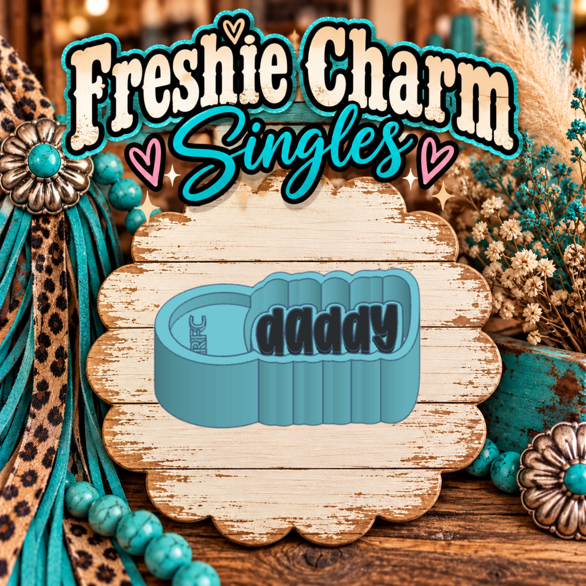 Daddy | Silicone Freshie Charm Single Mold