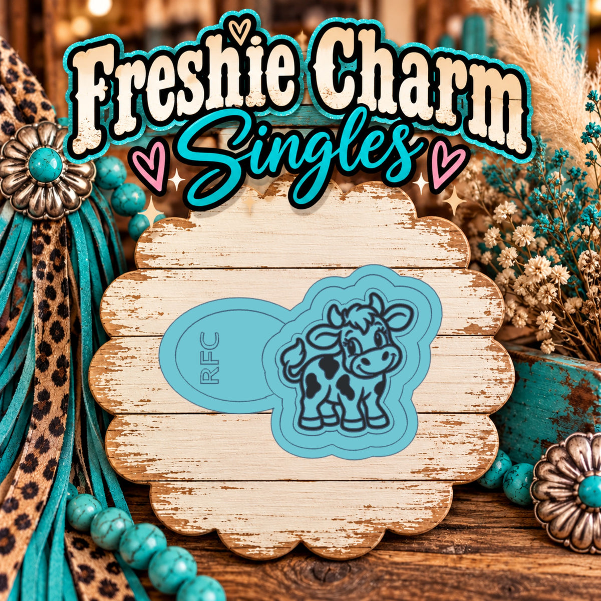 Cow | Silicone Freshie Charm Single Mold