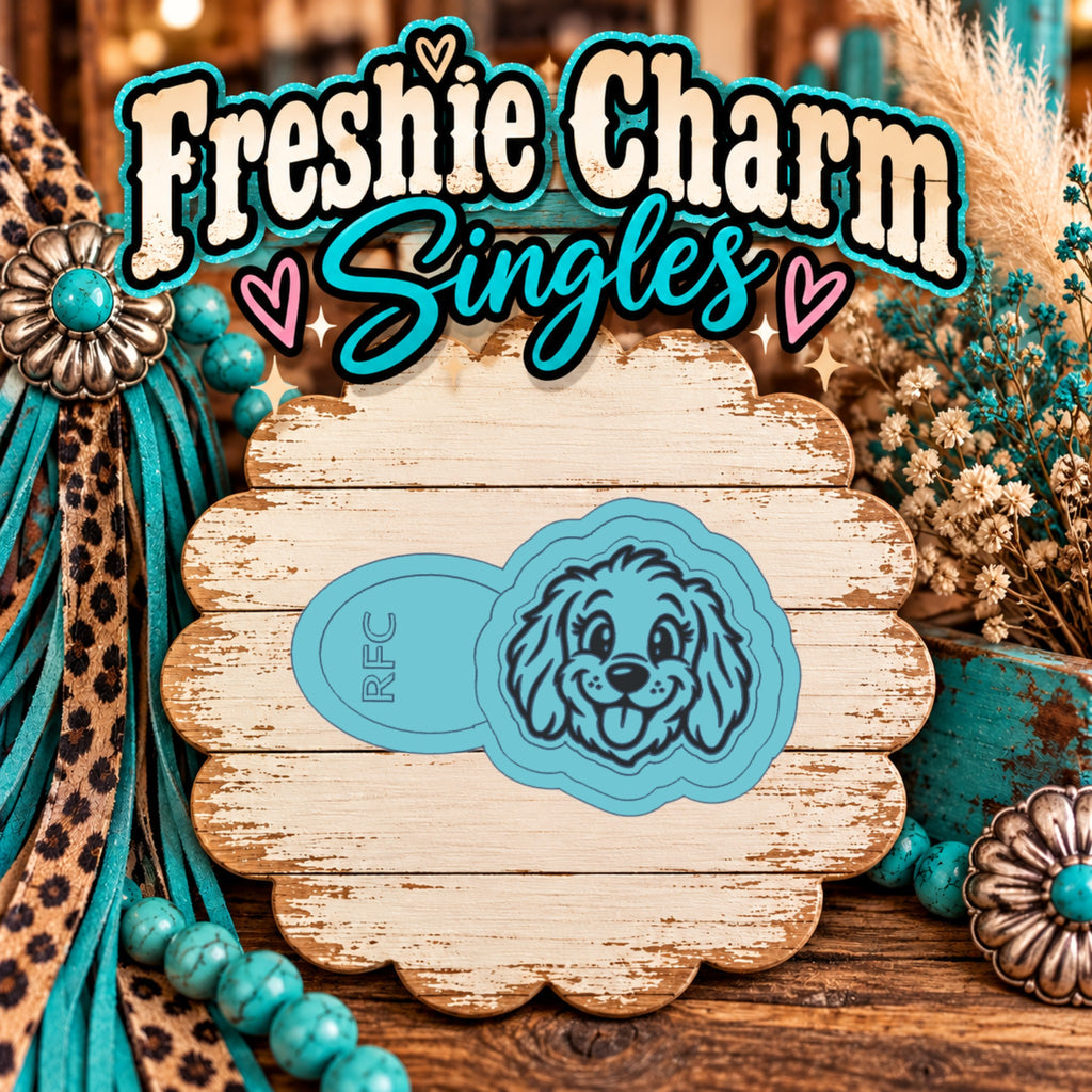 Dog Face | Silicone Freshie Charm Single Mold