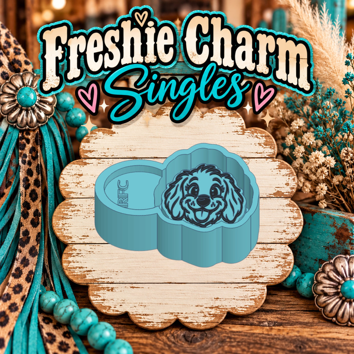 Dog Face | Silicone Freshie Charm Single Mold