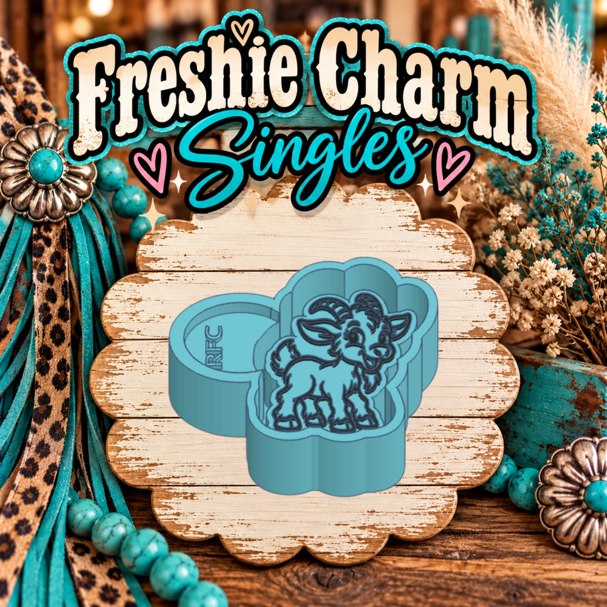 Goat | Silicone Freshie Charm Single Mold