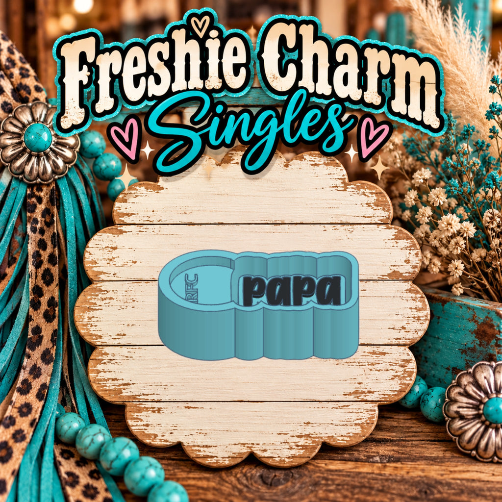 Papa | Silicone Freshie Charm Single Mold