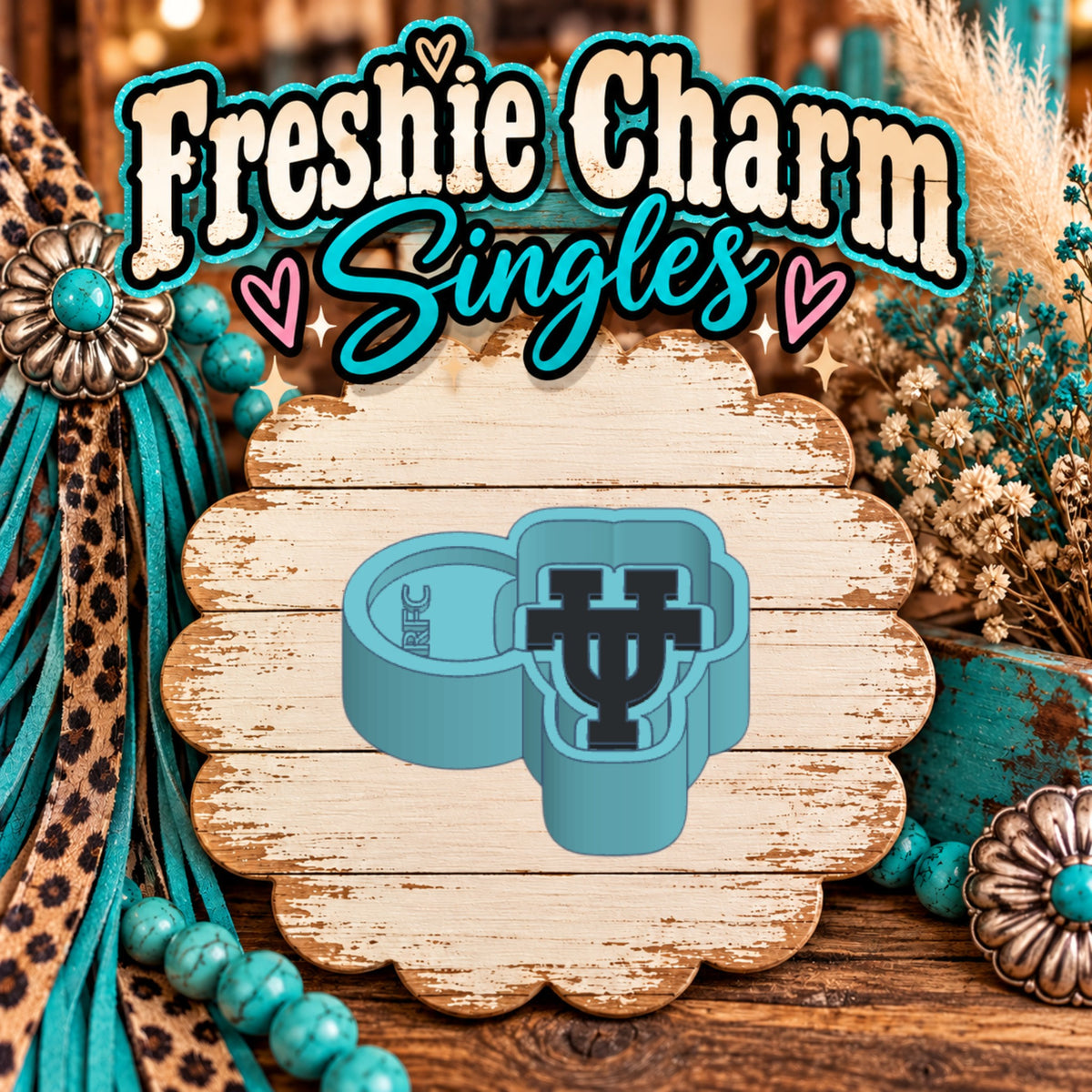 UT Logo | Silicone Freshie Charm Single Mold