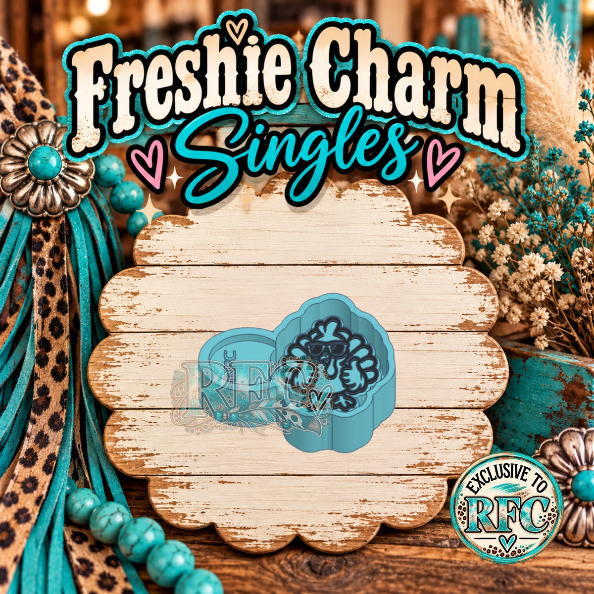 Thumbs Up Turkey | Silicone Freshie Charm Single Mold