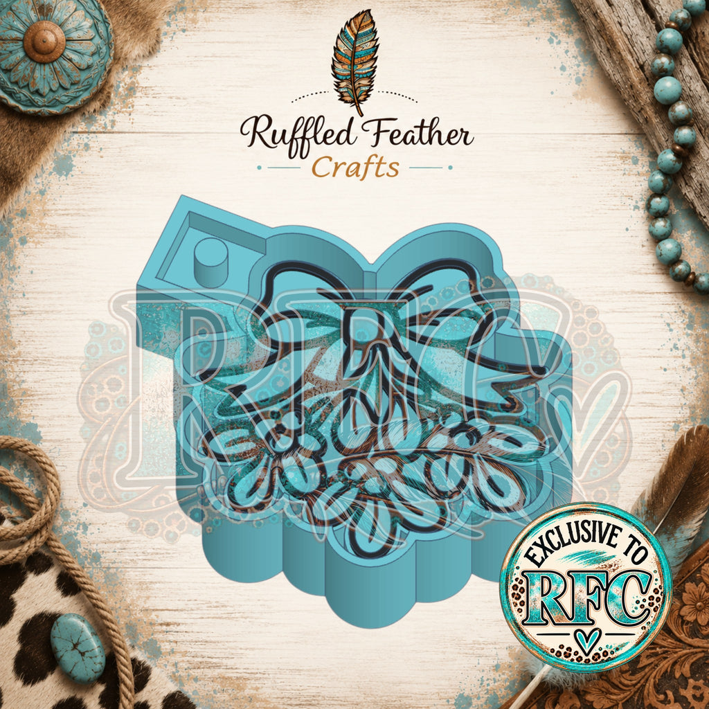 Mistletoe Bow | Silicone Freshie Mold