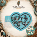 Navy Mom Anchor Heart | Silicone Freshie Mold