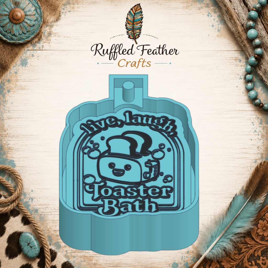 Live, Laugh, Toaster Bath Freshie Mold