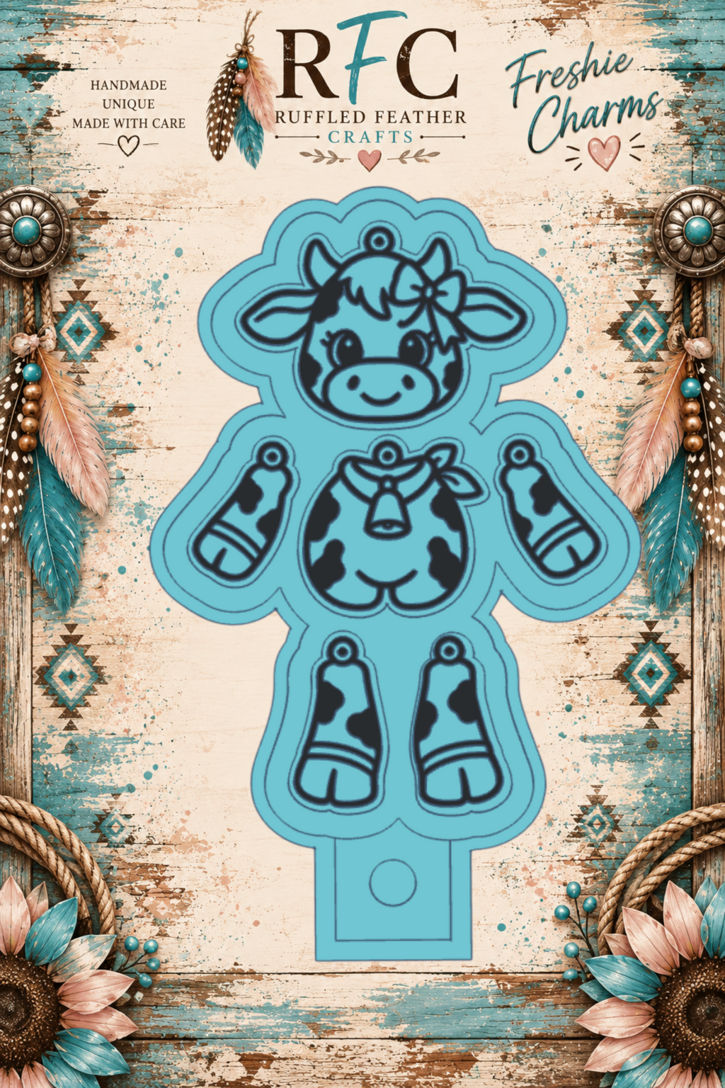 Cow Girl | Articulated Finished & Scented Freshie